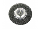 Щетка-крацовка торцевая "PROLINE" 120мм для дрели со шпилькой 12шт/уп****