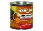 Эмаль для пола акриловая желто-коричневая 0,8кг "Главный технолог" 6шт/уп**