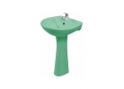 Умывальник "Соната" с пьедесталом Соната, салатовый "Santeri" (пос.Воротынск)