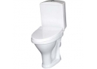 Унитаз-компакт "Вест", белый (косой выпуск, нижний подвод воды,сиденье дюропласт) "Santeri" 