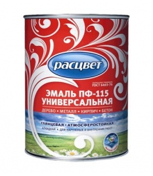 Эмаль ПФ-115 Расцвет бежевая 0,9кг ГОСТ 6465-76 (6944) 14шт/уп