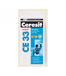 Затирка "Ceresit" СЕ 33 антрацит 13 2кг (мешок) 9шт/уп**